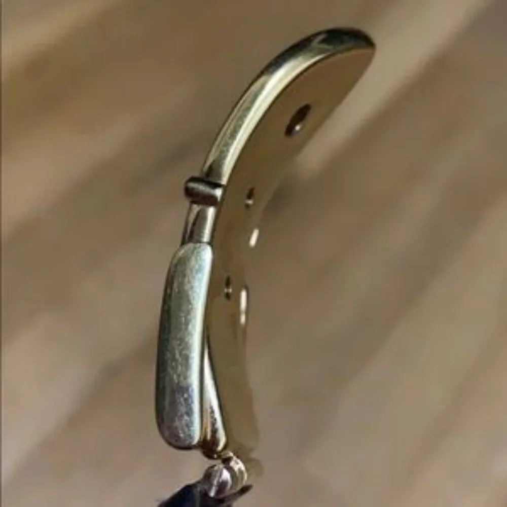Vintage Gucci Belt Buckle Strap Bangle Bracelet - Picture 6 of 12